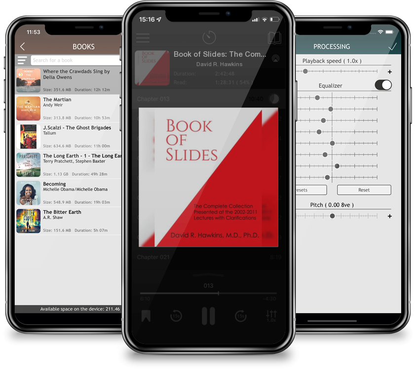 Audiobook Book of Slides: The Complete Collection Presented at the 2002-2011 Lectures with Clarifications by David R. Hawkins