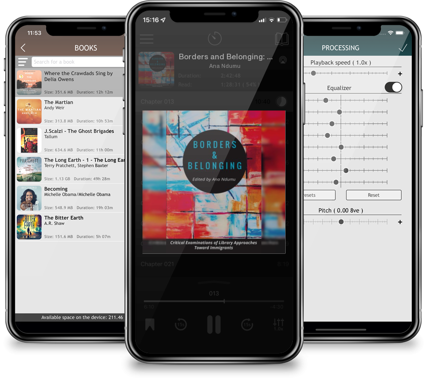 Audiobook Borders and Belonging: Critical Examinations of Library Approaches toward Immigrants by Ana Ndumu
