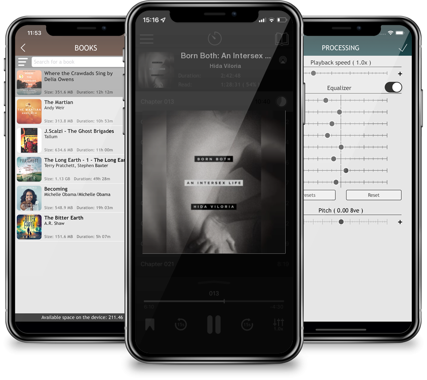 Audiobook Born Both: An Intersex Life by Hida Viloria