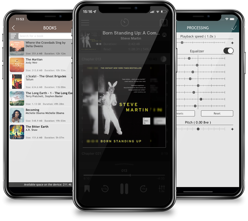 Audiobook Born Standing Up: A Comic\'s Life by Steve Martin