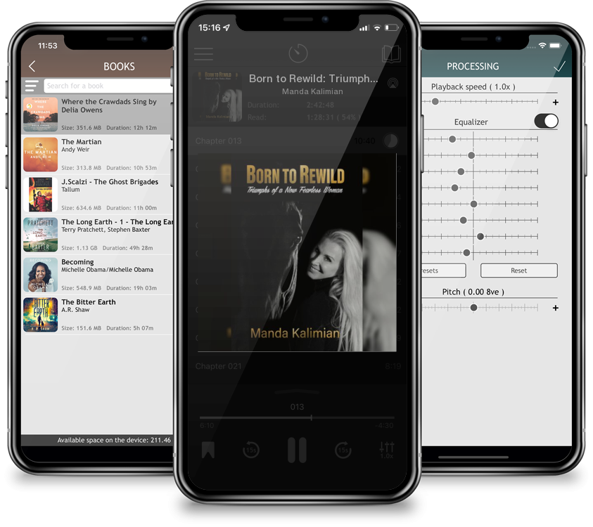 Audiobook Born to Rewild: Triumphs of a Now Fearless Woman by Manda Kalimian