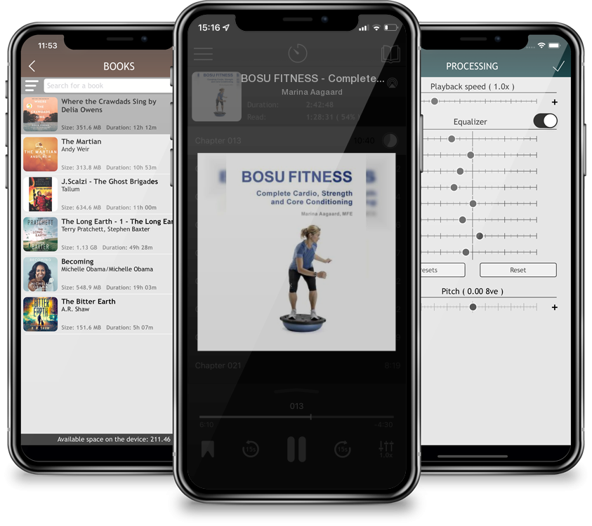 Listen BOSU FITNESS - Complete Cardio, Strength and Core Conditioning by Marina Aagaard in MP3 Audiobook Player for free