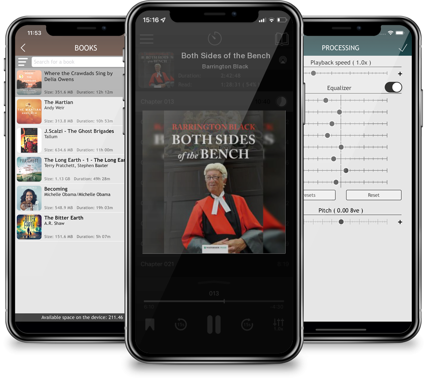 Audiobook Both Sides of the Bench by Barrington Black