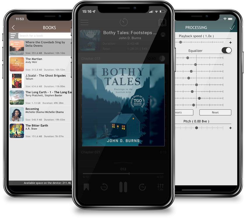 Audiobook Bothy Tales: Footsteps in the Scottish hills by John D. Burns