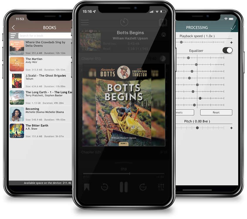 Audiobook Botts Begins by William Hazlett Upson