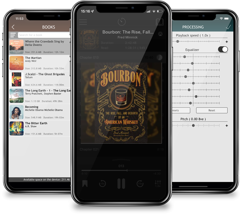 Audiobook Bourbon: The Rise, Fall, and Rebirth of an American Whiskey by Fred Minnick