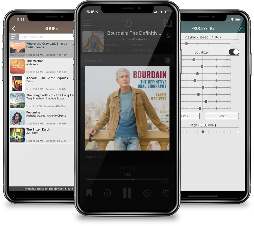 Audiobook Bourdain: The Definitive Oral Biography (MP3 CD) by Laurie Woolever