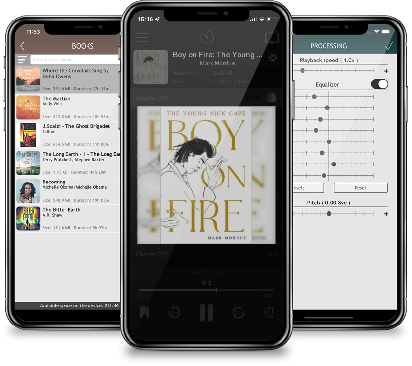 Audiobook Boy on Fire: The Young Nick Cave by Mark Mordue