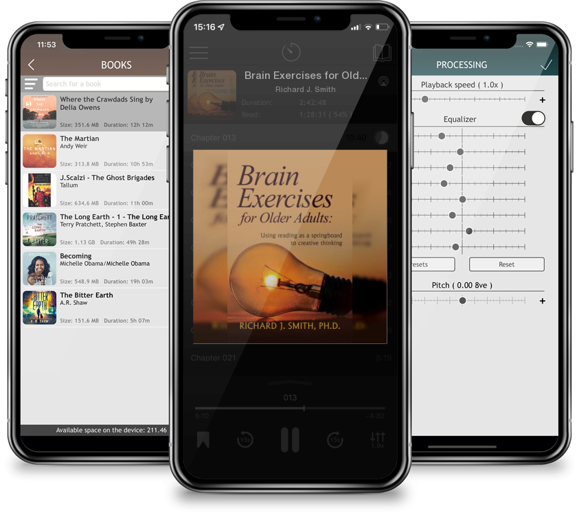 Listen Brain Exercises for Older Adults: Using reading as a springboard to creative thinking by Richard J. Smith in MP3 Audiobook Player for free