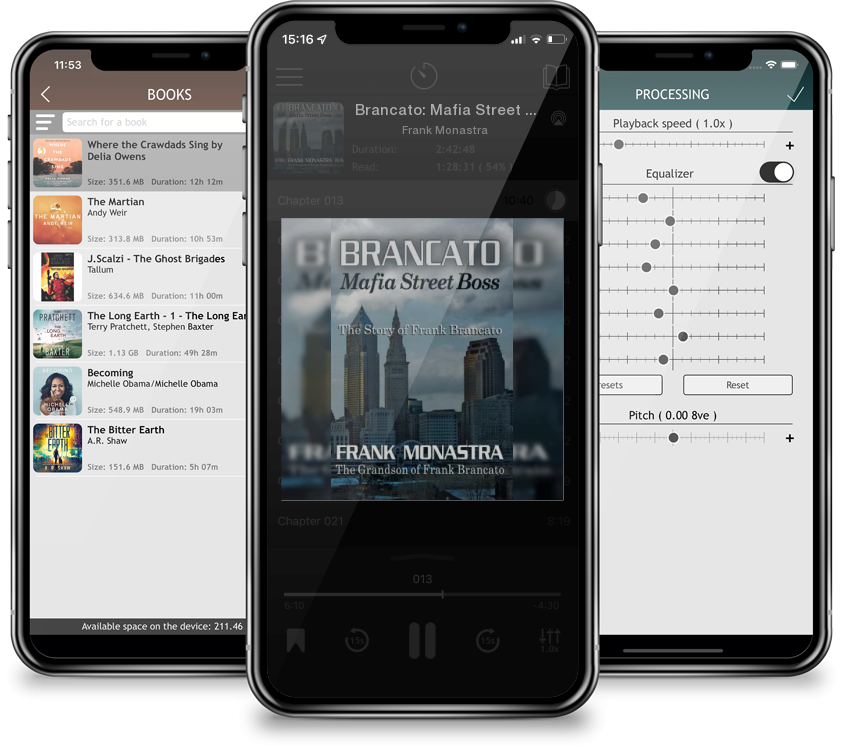 Audiobook Brancato: Mafia Street Boss by Frank Monastra