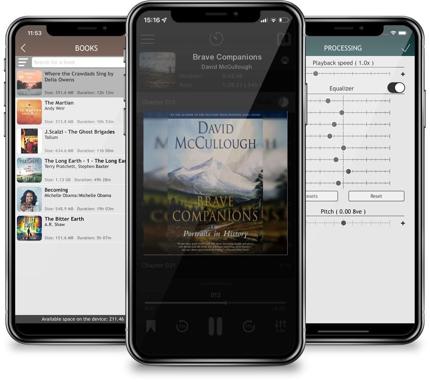 Audiobook Brave Companions by David McCullough