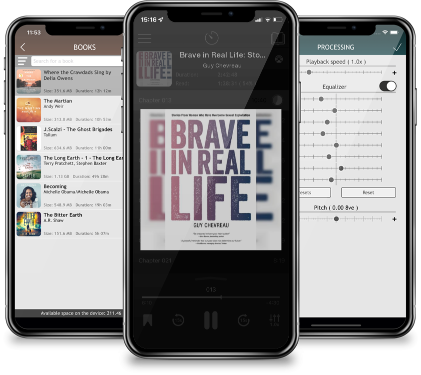 Audiobook Brave in Real Life: Stories From Women Who Have Overcome Sexual Exploitation by Guy Chevreau