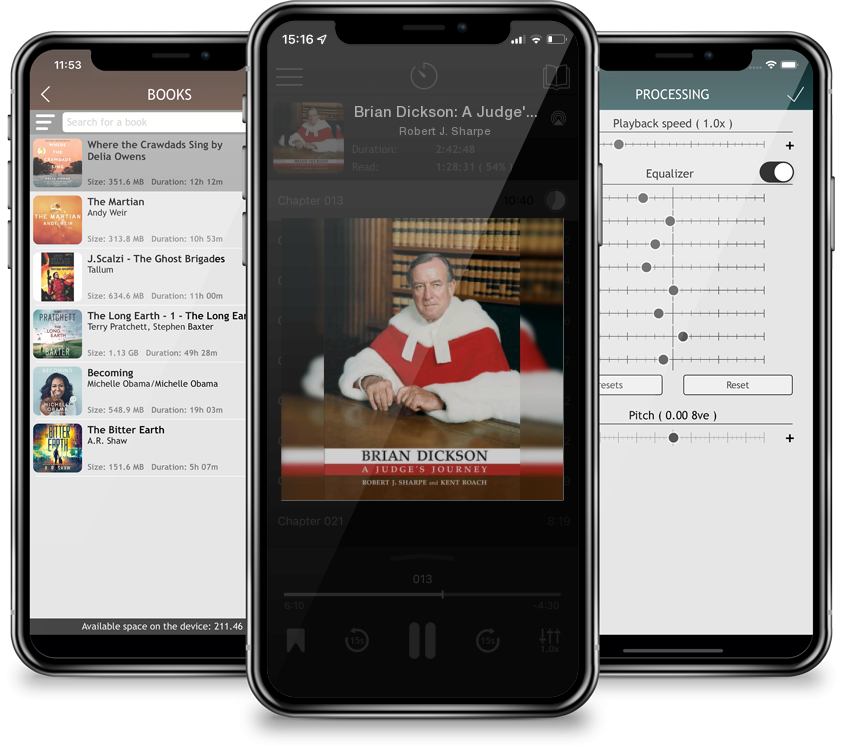 Audiobook Brian Dickson: A Judge\'s Journey (Osgoode Society for Canadian Legal History) by Robert J. Sharpe