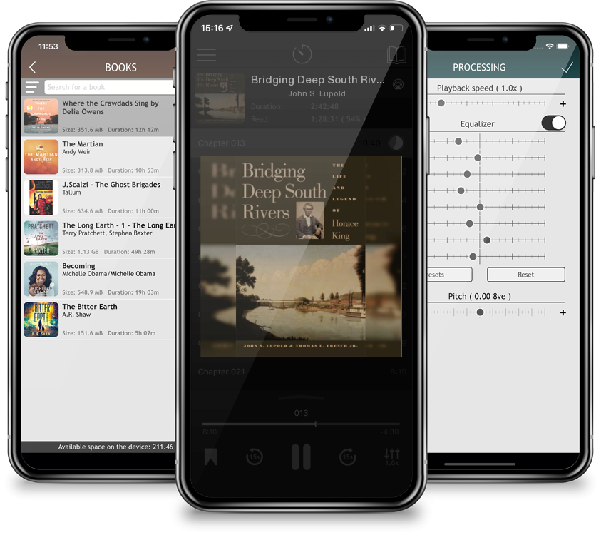 Audiobook Bridging Deep South Rivers: The Life and Legend of Horace King by John S. Lupold