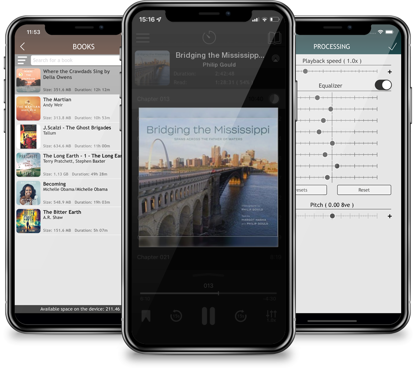 Audiobook Bridging the Mississippi: Spans Across the Father of Waters by Philip Gould