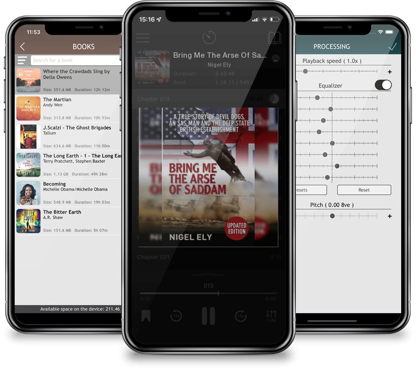 Audiobook Bring Me The Arse Of Saddam: A true story of an SAS man at war with the British Establishment by Nigel Ely