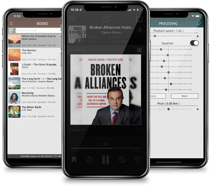 Audiobook Broken Alliances: Inside the Rise and Fall of a Global Automotive Empire by Carlos Ghosn