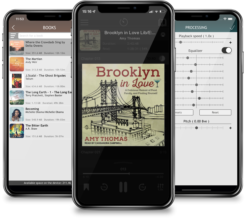 Audiobook Brooklyn in Love Lib/E: A Delicious Memoir of Food, Family, and Finding Yourself (Compact Disc) by Amy Thomas