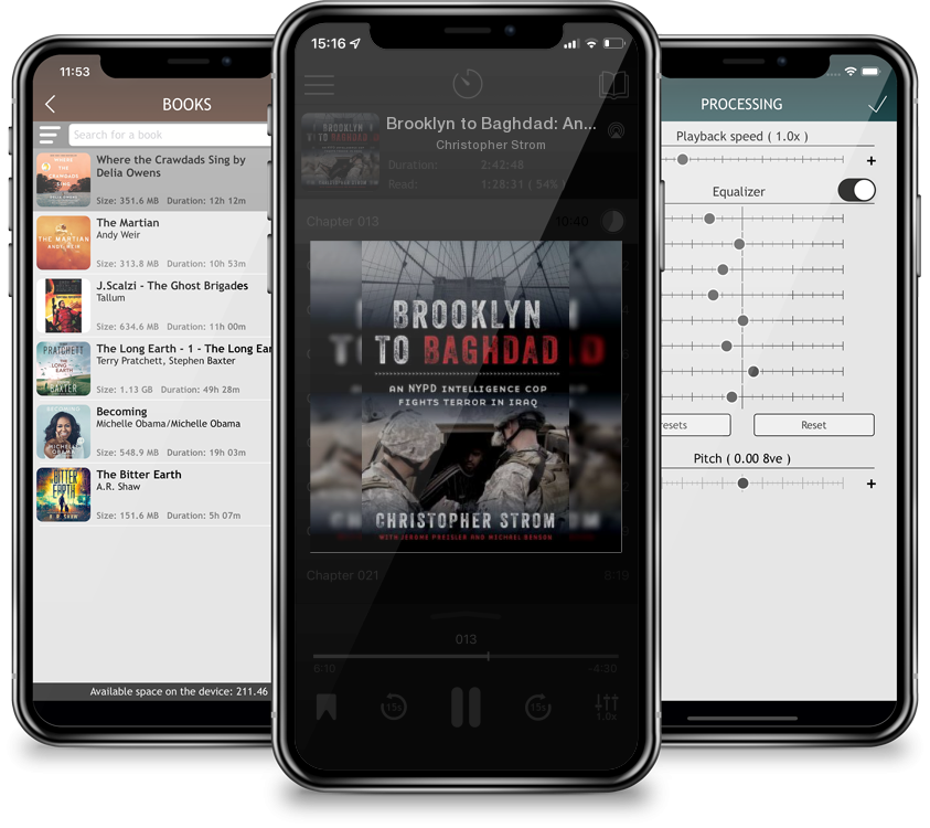 Audiobook Brooklyn to Baghdad: An NYPD Intelligence Cop Fights Terror in Iraq by Christopher Strom