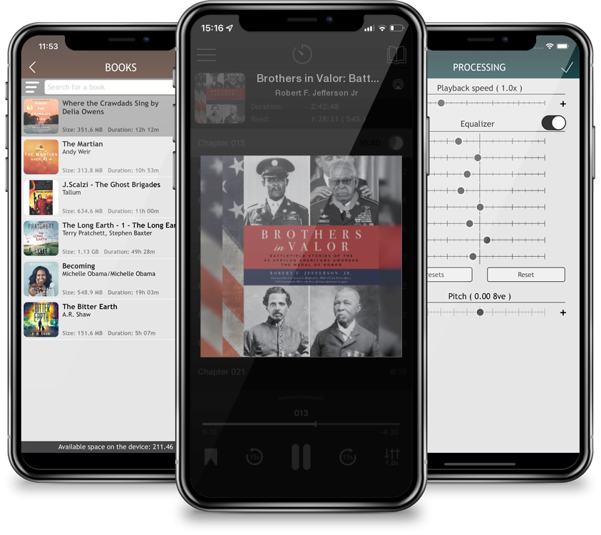 Audiobook Brothers in Valor: Battlefield Stories of the 89 African Americans Awarded the Medal of Honor by Robert F. Jefferson Jr