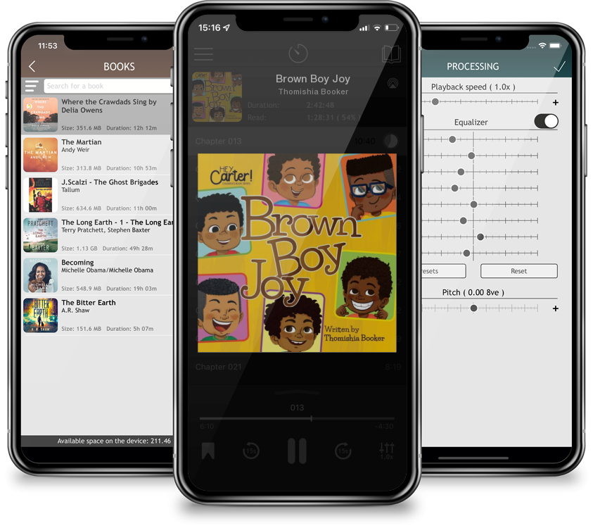Audiobook Brown Boy Joy by Thomishia Booker