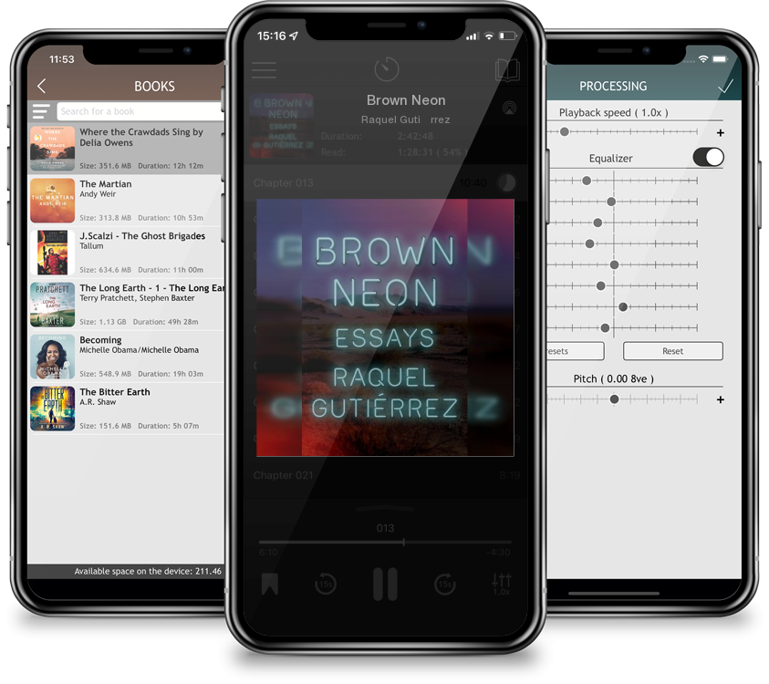 Listen Brown Neon by Raquel Gutiérrez in MP3 Audiobook Player for free