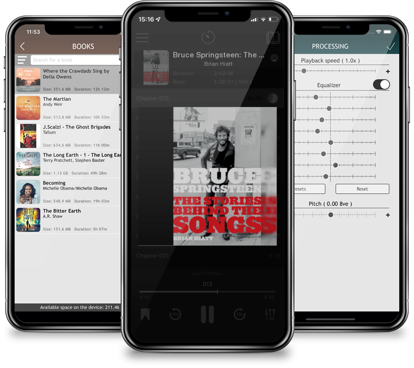 Audiobook Bruce Springsteen: The Stories Behind the Songs by Brian Hiatt
