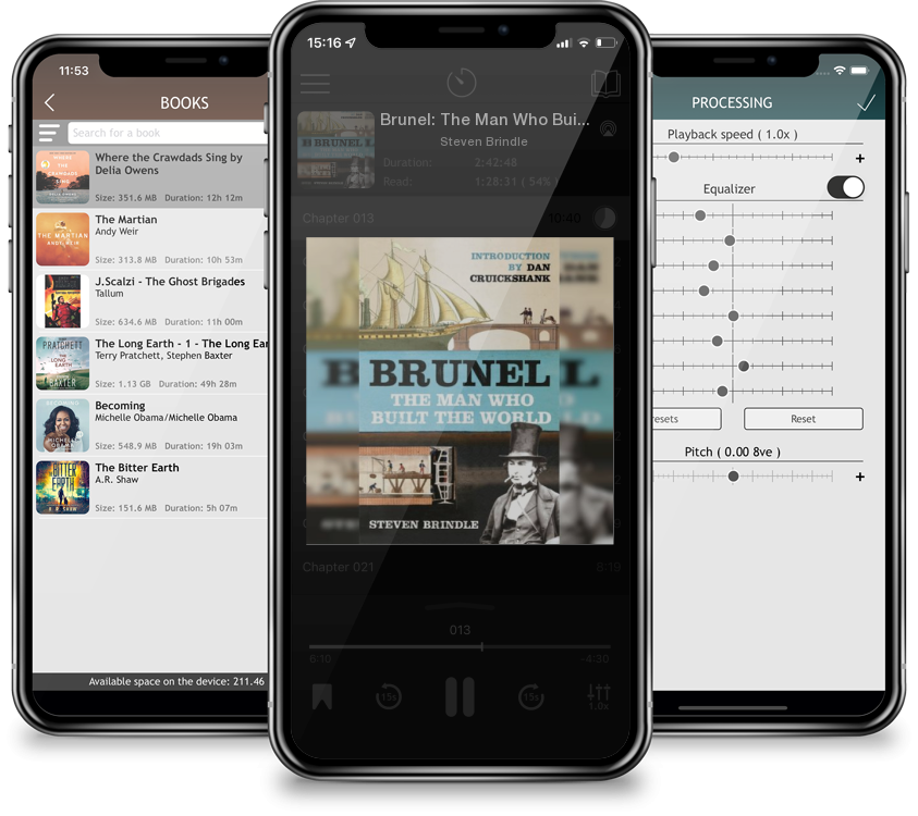 Audiobook Brunel: The Man Who Built the World by Steven Brindle