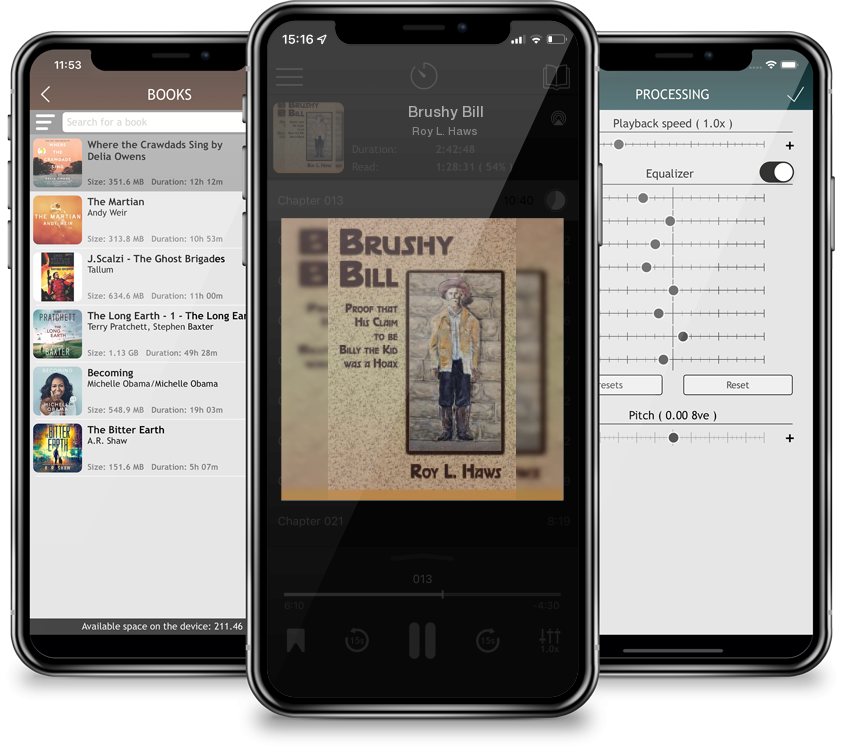 Audiobook Brushy Bill by Roy L. Haws