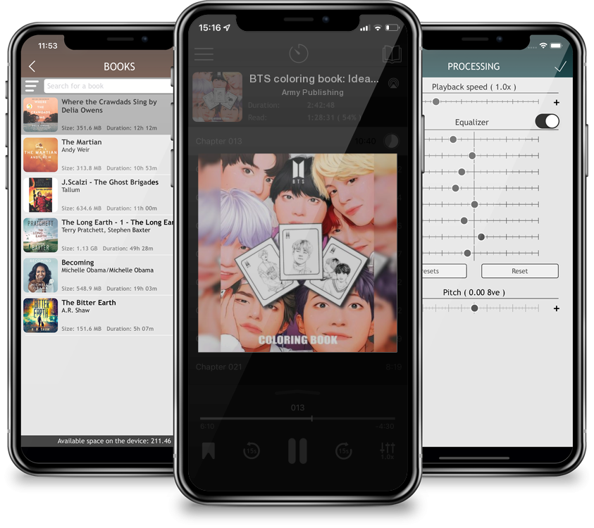 Audiobook BTS coloring book: Ideal Bangtan Boys Coloring Book for KPOP & ARMY Lovers (Perfect gift for BTS fans) by Army Publishing