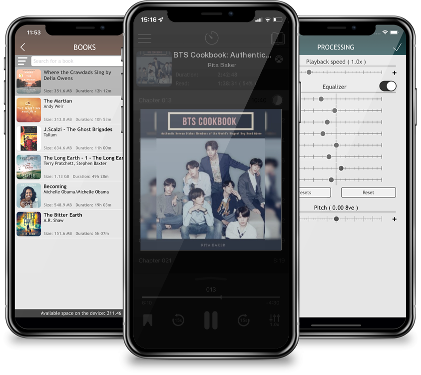 Audiobook BTS Cookbook: Authentic Korean Dishes Members of the World\'s Biggest Boyband Adore by Rita Baker