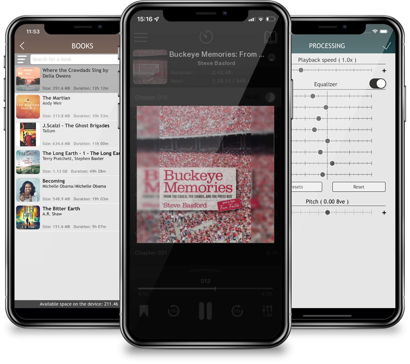 Audiobook Buckeye Memories: From the Couch, the Stands, and the Press Box... and a Few Fun Facts by Steve Basford