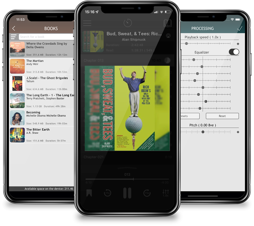 Audiobook Bud, Sweat, & Tees: Rich Beem\'s Walk on the Wild Side of the PGA Tour by Alan Shipnuck