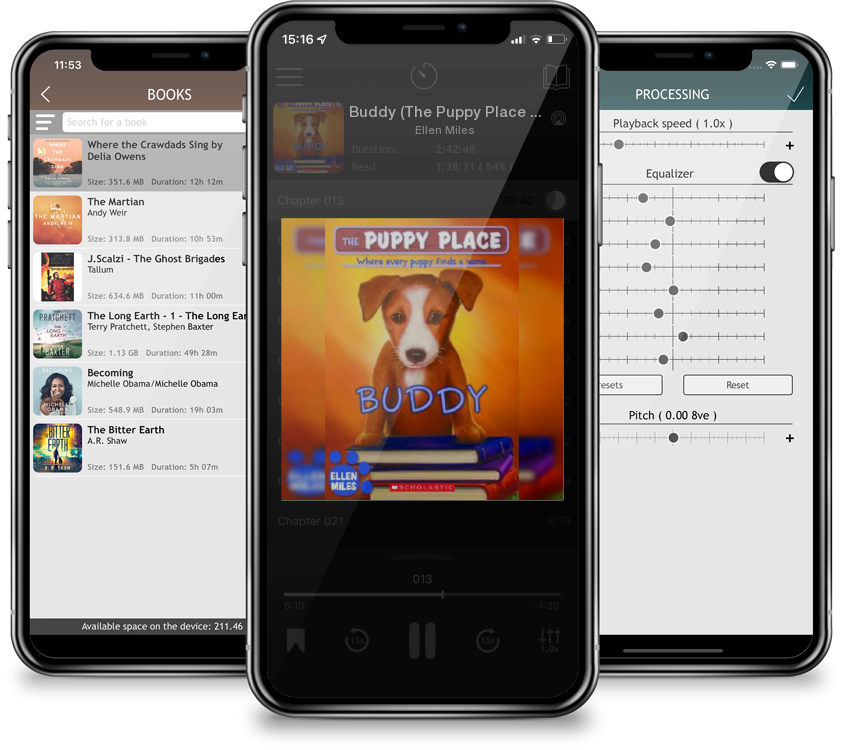 Audiobook Buddy (The Puppy Place #5) by Ellen Miles