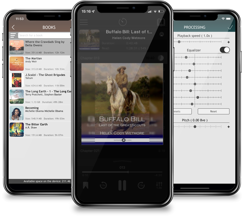 Audiobook Buffalo Bill: Last of the Great Scouts by Helen Cody Wetmore