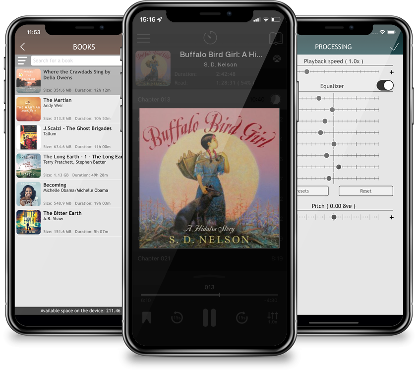 Listen Buffalo Bird Girl: A Hidatsa Story by S. D. Nelson in MP3 Audiobook Player for free