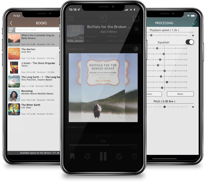 Audiobook Buffalo for the Broken Heart: Restoring Life to a Black Hills Ranch by Dan O'Brien