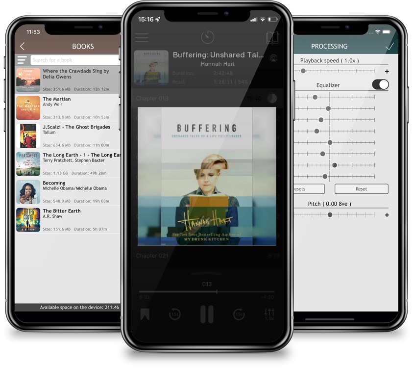Audiobook Buffering: Unshared Tales of a Life Fully Loaded by Hannah Hart