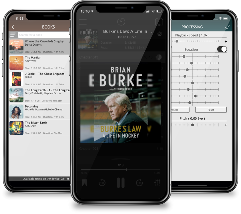 Audiobook Burke\'s Law: A Life in Hockey by Brian Burke
