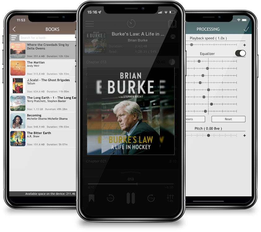 Listen Burke's Law: A Life in Hockey by Brian Burke in MP3 Audiobook Player for free