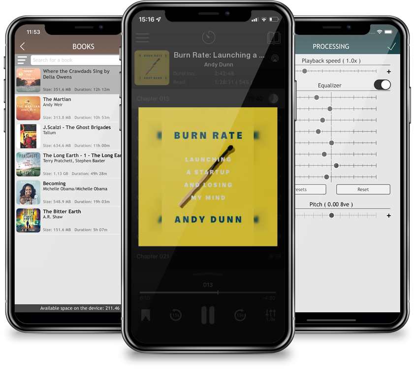 Audiobook Burn Rate: Launching a Startup and Losing My Mind by Andy Dunn