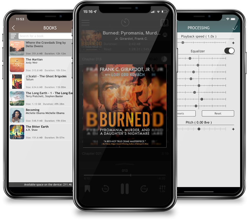 Audiobook Burned: Pyromania, Murder, and A Daughter\'s Nightmare by Jr. Girardot, Frank C.