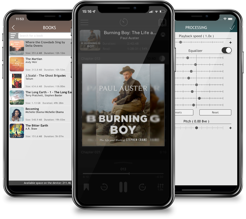 Audiobook Burning Boy: The Life and Work of Stephen Crane by Paul Auster