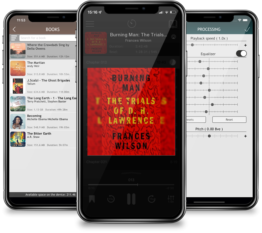 Audiobook Burning Man: The Trials of D. H. Lawrence by Frances Wilson