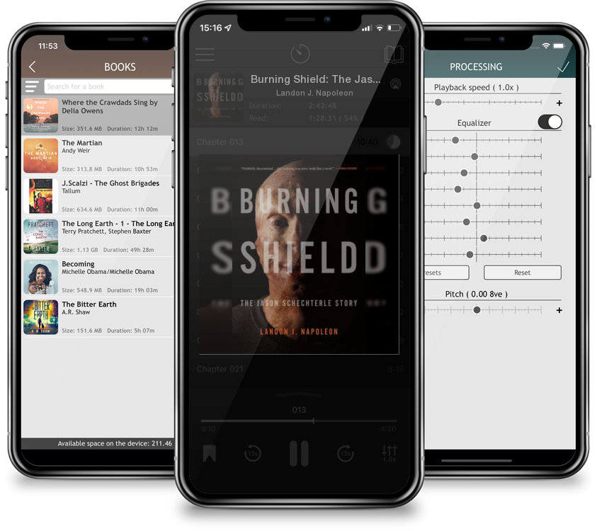 Audiobook Burning Shield: The Jason Schechterle Story by Landon J. Napoleon