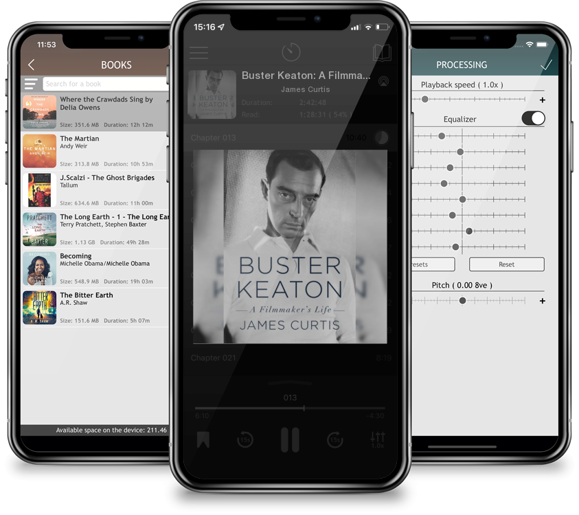 Audiobook Buster Keaton: A Filmmaker\'s Life by James Curtis