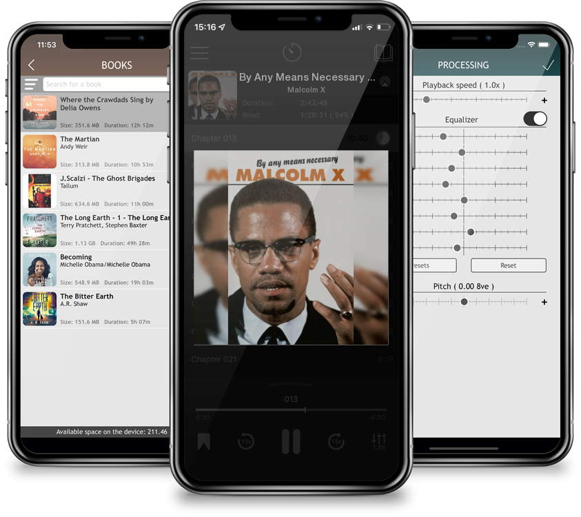 Audiobook By Any Means Necessary (Malcolm X Speeches & Writings) by Malcolm X