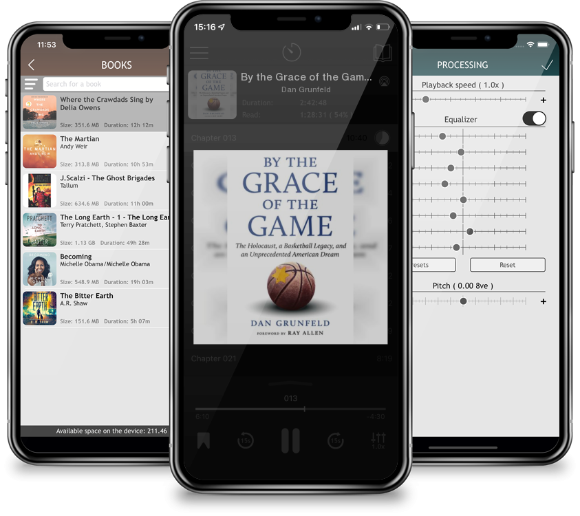 Listen By the Grace of the Game: The Holocaust, a Basketball Legacy, and an Unprecedented American Dream by Dan Grunfeld in MP3 Audiobook Player for free