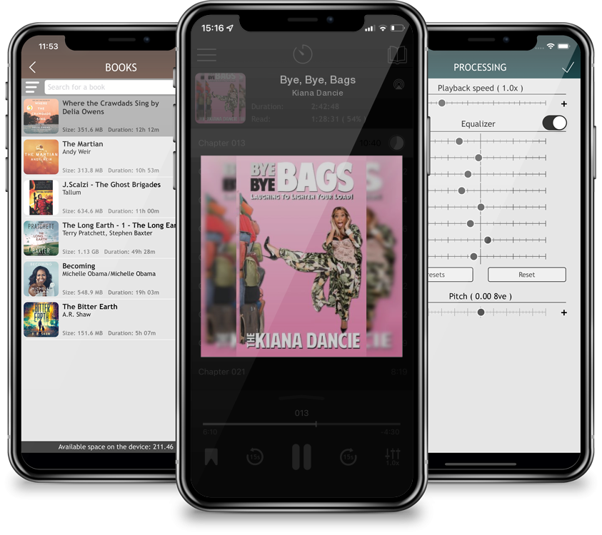Audiobook Bye, Bye, Bags by Kiana Dancie
