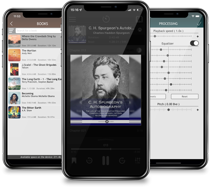 Audiobook C. H. Spurgeon\'s Autobiography: The Life of the Great Baptist Preacher - Compiled from his diary, letters, records and sermons by Charles Haddon Spurgeon